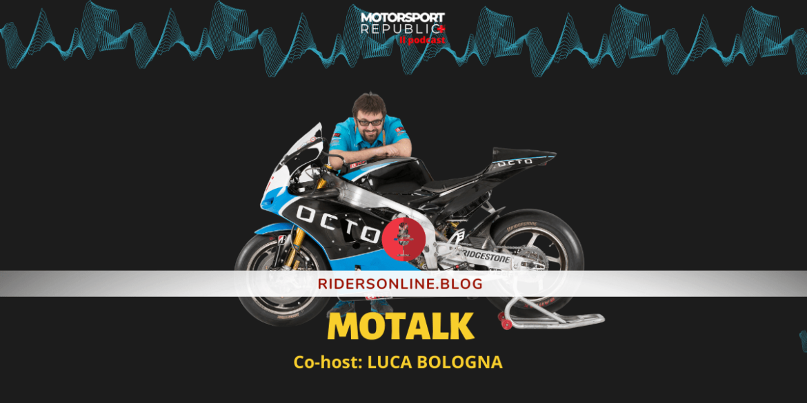 Cover della serie Motalk con Luca Bologna